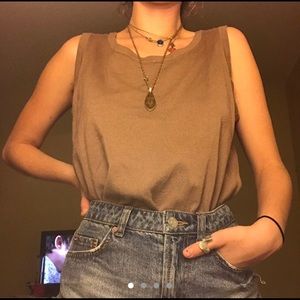 Light brown tank top